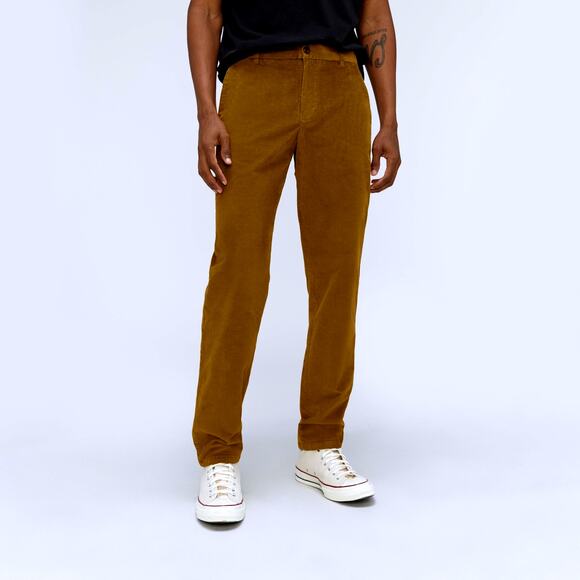 Everlane The Straight Fit Corduroy Pants Mid Rise Tapenade Men's 31x30 NWT